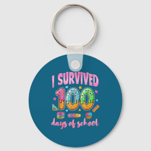 Chaveiro Eu Kid Groovy Sobreviveu 100 Dias na Escola