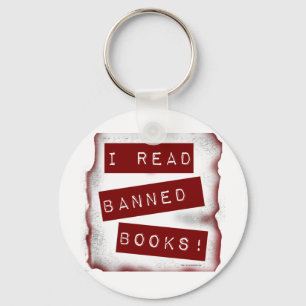 Chaveiro Eu li livros proibidos!