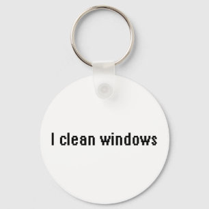 Chaveiro Eu limpo janelas