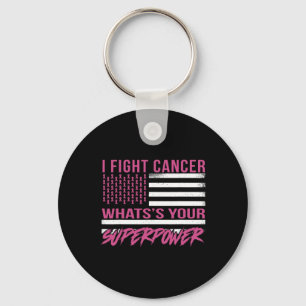 Chaveiro Eu Luto Cancer Qual é a sua superpotência