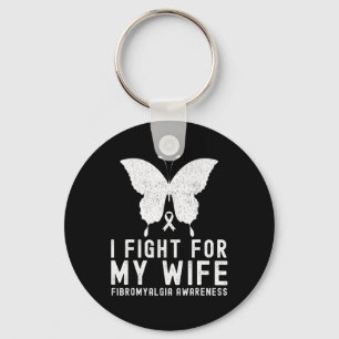 Chaveiro Eu Luto Pela Minha Esposa Fibromialgia Sensibiliza