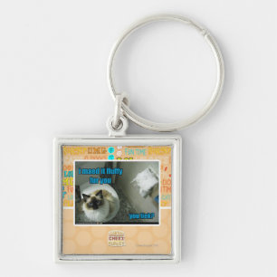 Chaveiro Eu maed o pele macia você