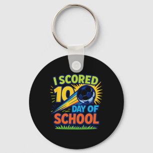 Chaveiro Eu Marquei 100 Dias De Celebração De Futebol Escol
