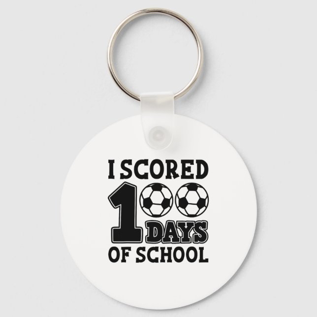 Chaveiro Eu Marquei 100 Dias De Escolinha De Futebol Infant (Frente)