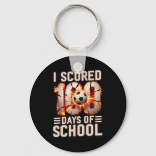 Chaveiro Eu Marquei 100 Dias De Futebol Escolar 100º Dia De