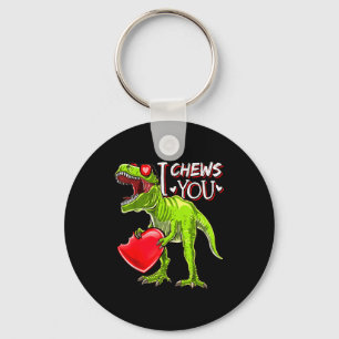 Chaveiro Eu Mastigo Você Camisas de Dinossauro T Rex do Dia