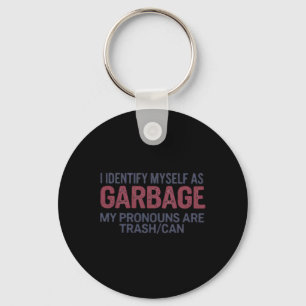 Chaveiro Eu Me Identifico Como Garge Garge Engraçado Para T