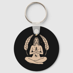 Chaveiro Eu Medito Porque Assassinato é Errado (Yoga engraç