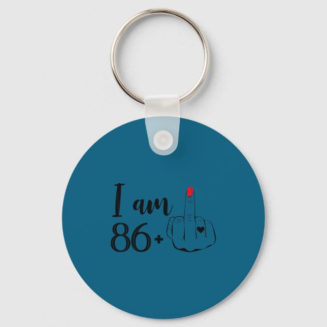 Chaveiro Eu Mulher Sou 86 Mais 1 Meio (Frente)