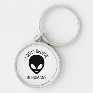 Chaveiro Eu não acredito em humanos