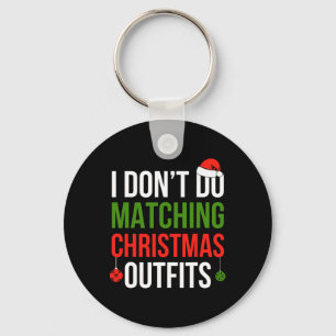Chaveiro Eu não combino roupas de Natal, mas me divirto