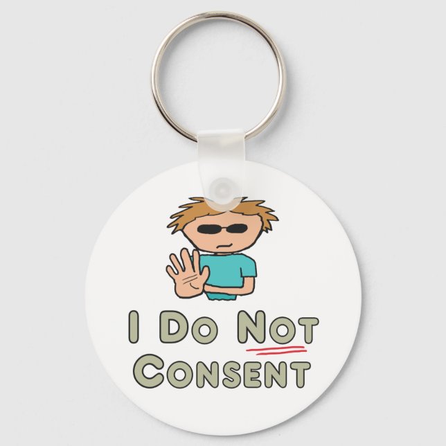 Chaveiro Eu Não Concordo (Frente)