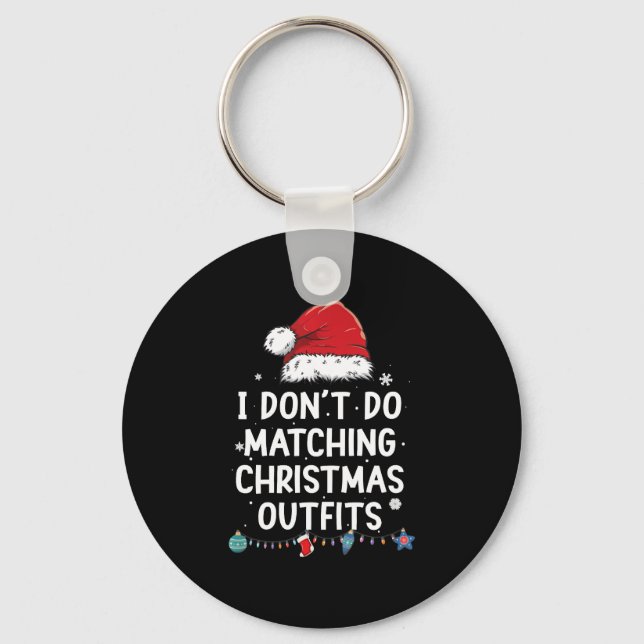 Chaveiro Eu não faço roupas de Natal iguais, mas eu faço (Frente)