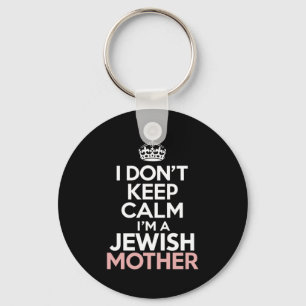 Chaveiro Eu Não Fico Calma Sou Uma Mãe Judia Hanukkah 