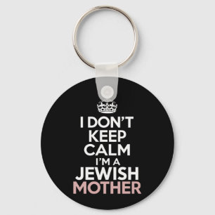 Chaveiro Eu Não Fico Calma Sou Uma Mãe Judia Hanukkah 
