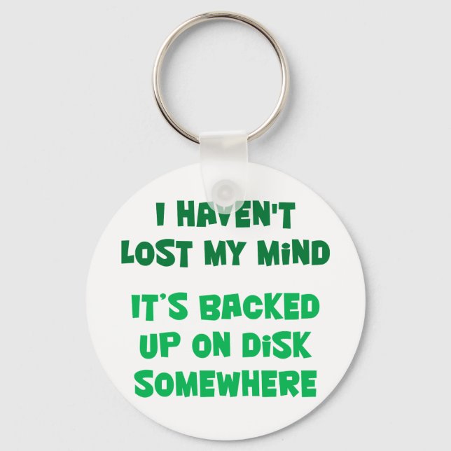 Chaveiro Eu não perdi a cabeça. (Frente)