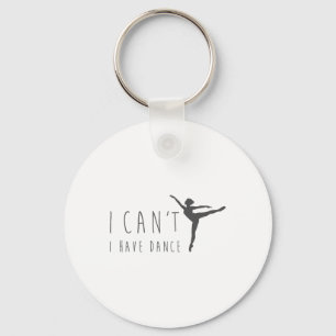Chaveiro Eu não posso ter Balé de dança de dançarina de dan