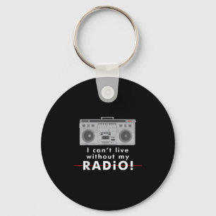 Chaveiro Eu Não Posso Viver Sem Meu Rádio