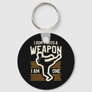 Chaveiro Eu Não Preciso De Uma Arma Eu Sou Um Kickboxing Ki