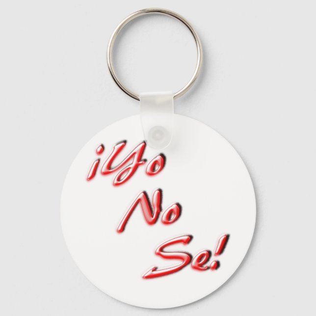 Chaveiro Eu não sei (Frente)