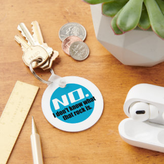 Chaveiro Eu não sei o que é essa rocha (azul)