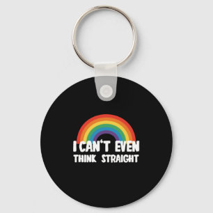 Chaveiro Eu Nem Posso Pensar Reto Engraçado Orgulho Gay