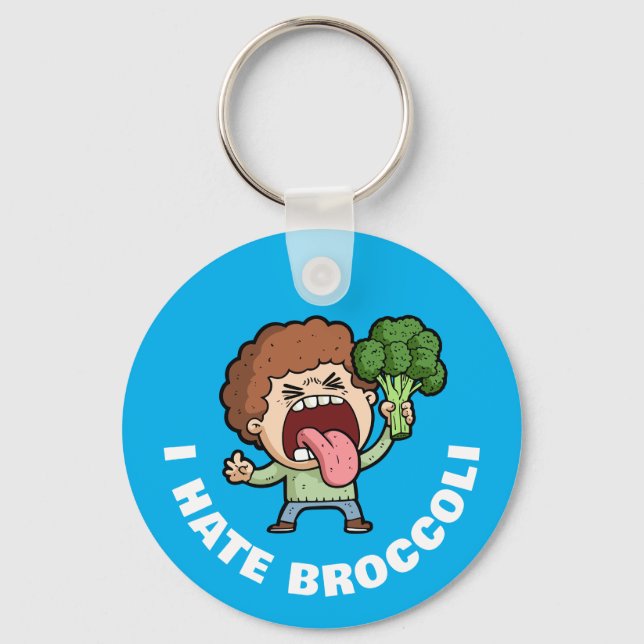 Chaveiro Eu Odeio Broccoli (Frente)