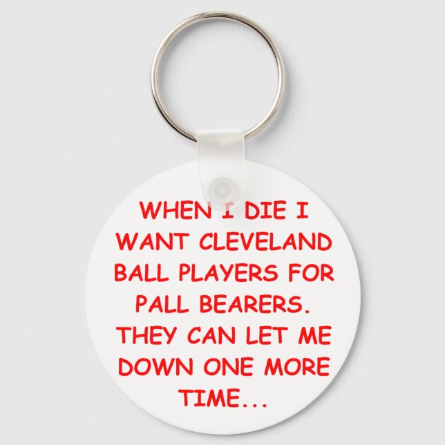 Chaveiro eu odeio cleveland (Frente)