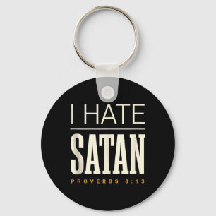 Chaveiro Eu Odeio Satanás