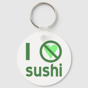 Chaveiro Eu Odeio Sushi