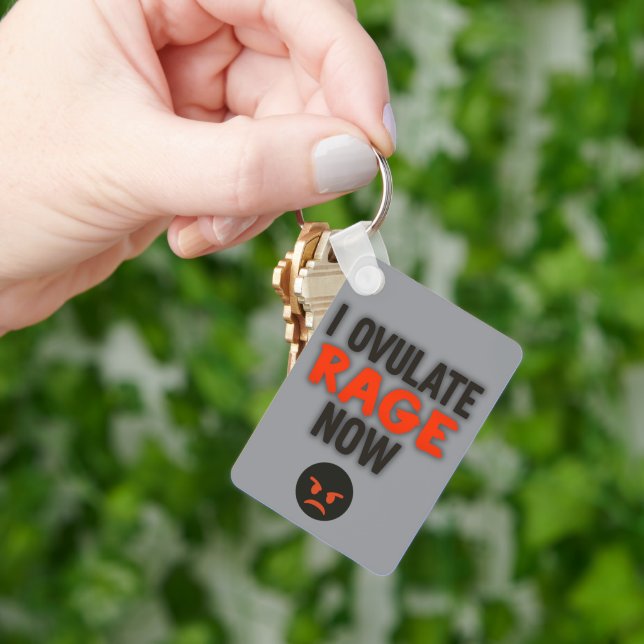 Chaveiro Eu Ovulto Raiva Agora (Mão)