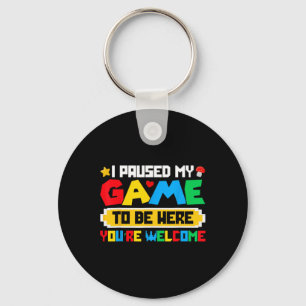 Chaveiro Eu Pausar Meu Jogo Para Estar Aqui Camisa de Jogad