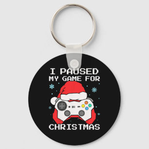 Chaveiro Eu Pausar Meu Jogo Para O Natal Retro Gamer Jogos
