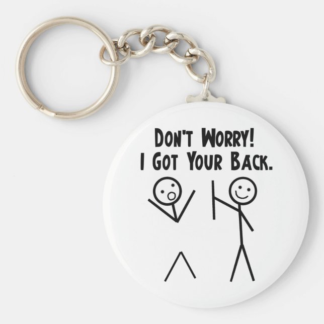 Chaveiro Eu Peguei Suas Costas! (Frente)