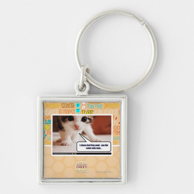 Chaveiro Eu persigo o awai fing mau (Frente)