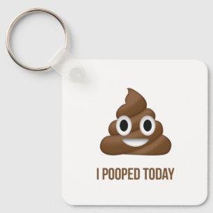 Chaveiro Eu Pooptei Hoje Poo Emoji Personalizado