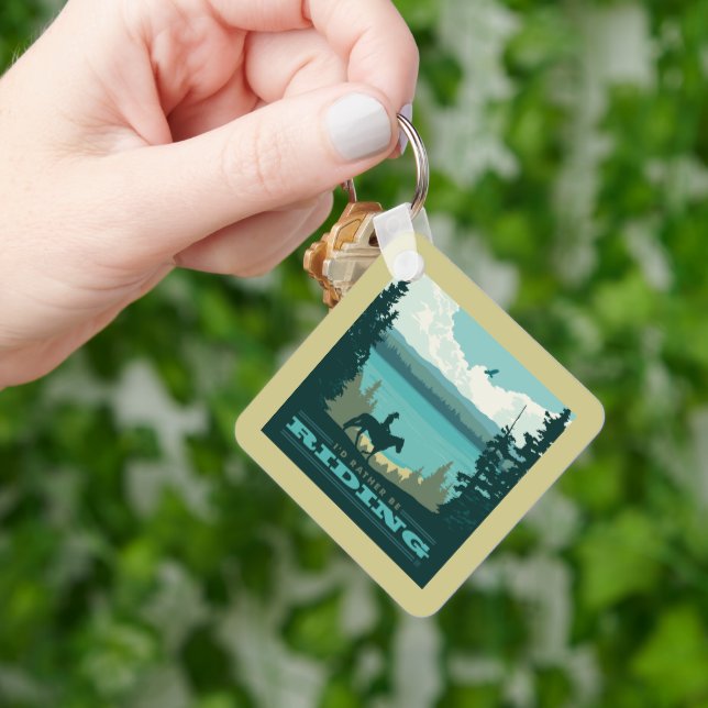 Chaveiro Eu Preferencialmente Andando (Mão)