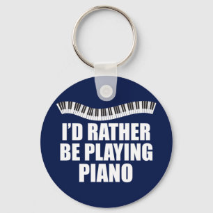 Chaveiro Eu Preferencialmente Jogando Piano