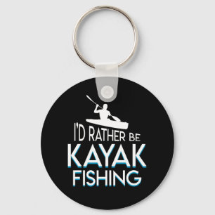 Chaveiro Eu preferencialmente Kayaking pescando a camisa