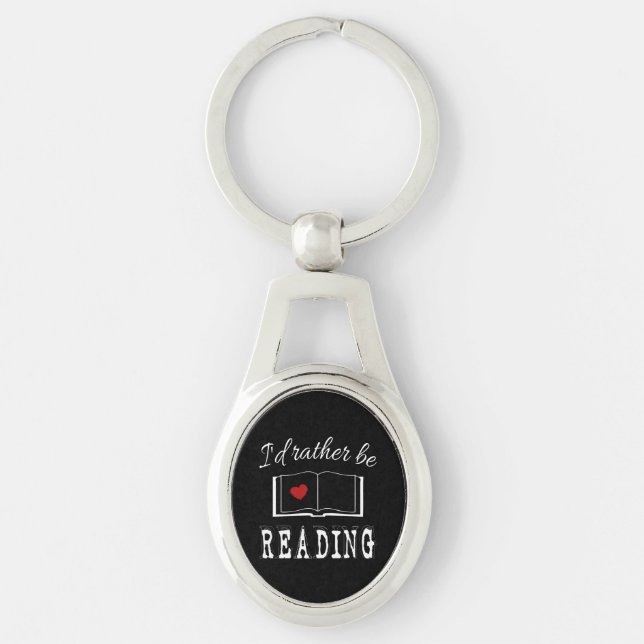 Chaveiro Eu preferencialmente lendo (Frente)