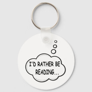 Chaveiro Eu Preferencialmente Lendo