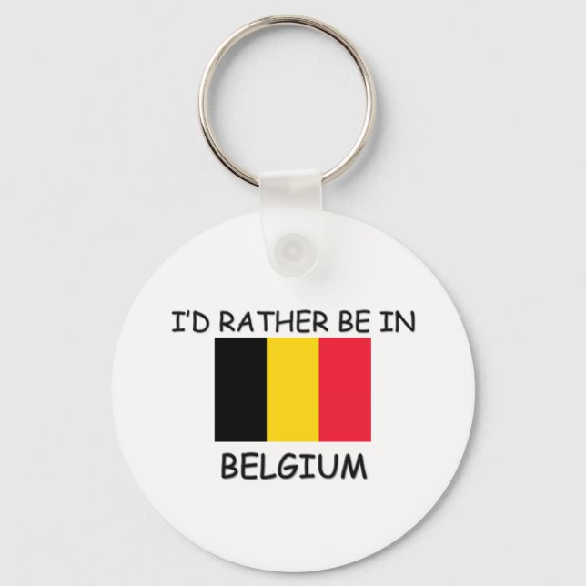 Chaveiro Eu preferencialmente na Bélgica (Frente)