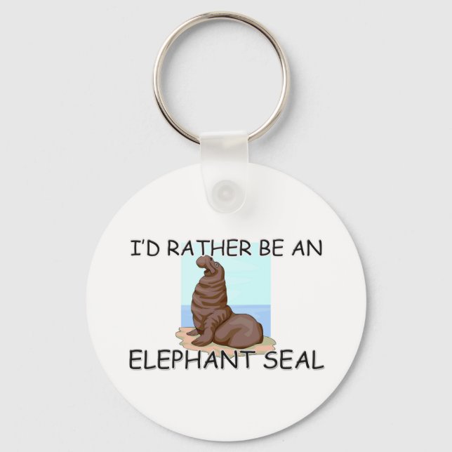 Chaveiro Eu Preferencialmente Ser Um Selo Elefante (Frente)