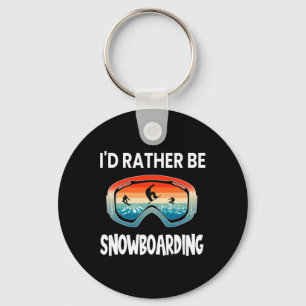 Chaveiro Eu Preferencialmente Snowboard Retro Sunset Goggle