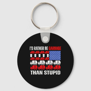 Chaveiro Eu Preferiria Estar na Garganta para Trump Trump n