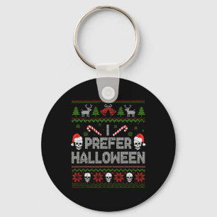 Chaveiro Eu Prefiro o Natal das Bruxas Doce Engraçado Xm Fe