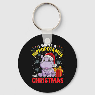 Chaveiro Eu Quero Um Hippopotamus Para O Natal