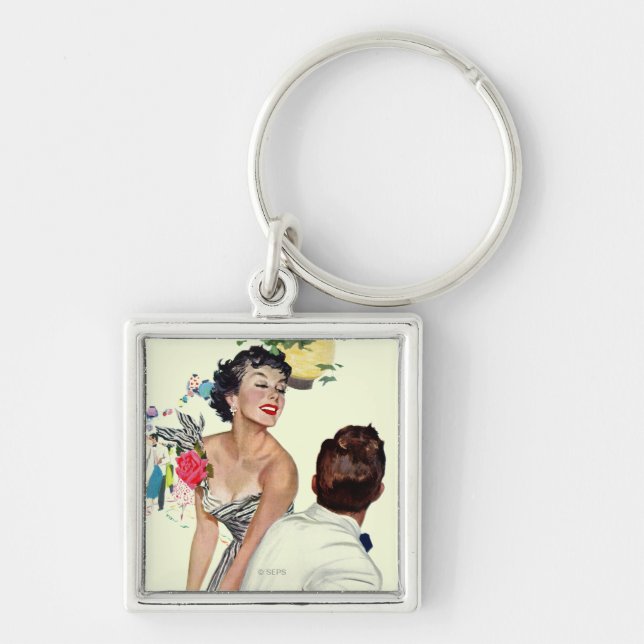 Chaveiro Eu quero um homem (Frente)