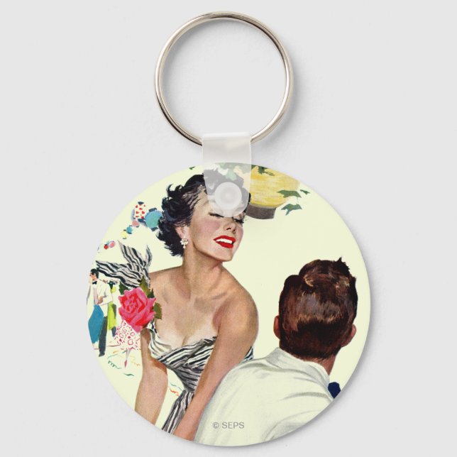 Chaveiro Eu quero um homem (Frente)