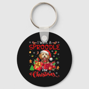 Chaveiro Eu Quero Um Sproodle Para Papais noeis De Natal Ca